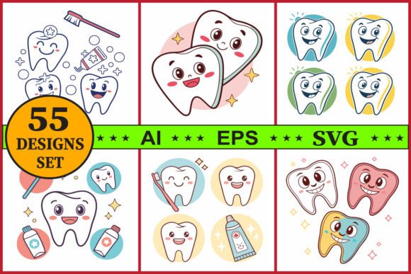 Cartoon Tooth Character Vector Bundle: A Practical Guide for Designers