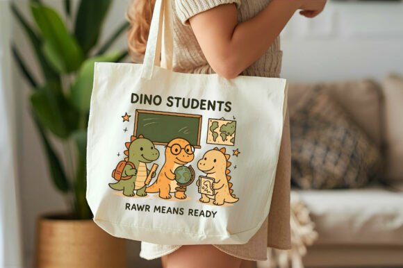 Dino Student Squad PNG: Adding Prehistoric Charm to Modern Learning Projects