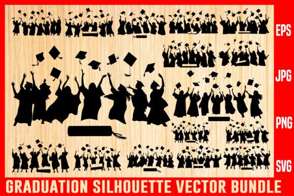 Graduation Silhouette Vector Bundle: A Practical Design Resource for Academic Celebrations