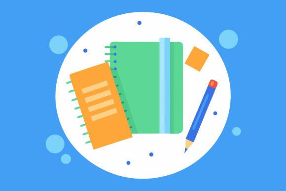 Green and Orange Notebooks with Blue Pen: A Visual Strategy for Creative Workflows
