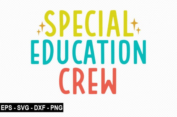 Special Education Crew T Shirt Design