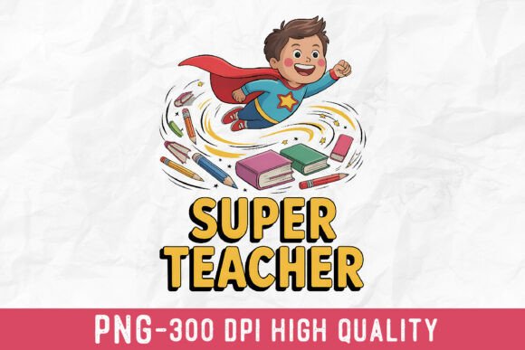 Super Teacher Hero PNG: Celebrating Everyday Heroes in Education