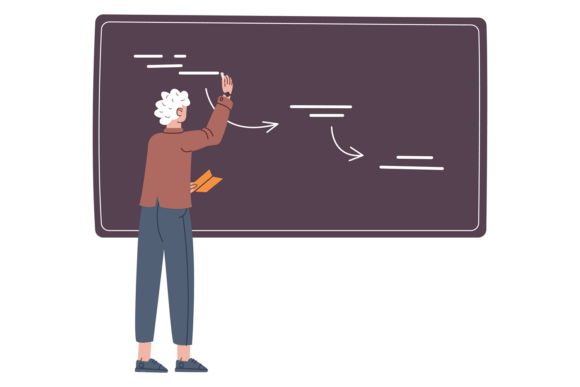 University Teacher Write Course Formulas Font